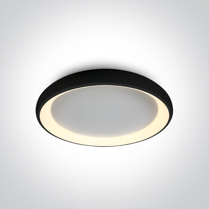 LED dekorativni plafo črn